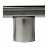 Alfi Brand 47" Stainless Steel Linear Shower Drain with No Cover ABLD47A